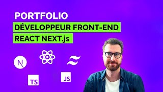 Portfolio Développeur front-end React | Next.js | TypeScript | Tailwind CSS