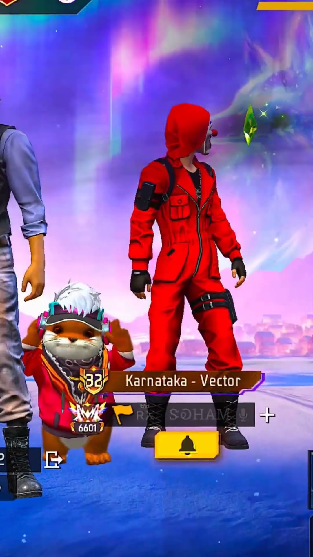 World Chat pe Noob id se gaya lekin bando ne ye kya bol diya dekho - Garena free fire max #shorts
