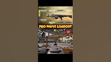 Best MG 42 Gunsmith in CODM 🔥 Pro Settings CODM 🤯CODM setting Tips #shorts #codm #codmbr #codmobile