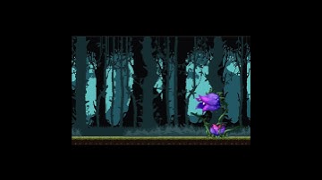 2D animation of a carnivorous plant