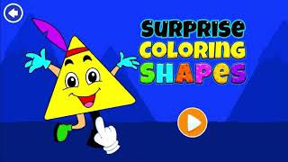 Coloring Shapes - Game for Kids Educational Baby Series TV