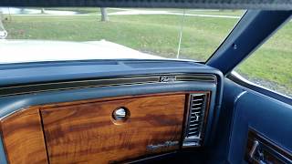 1987 Cadillac Brougham Delegance Interior -Sold