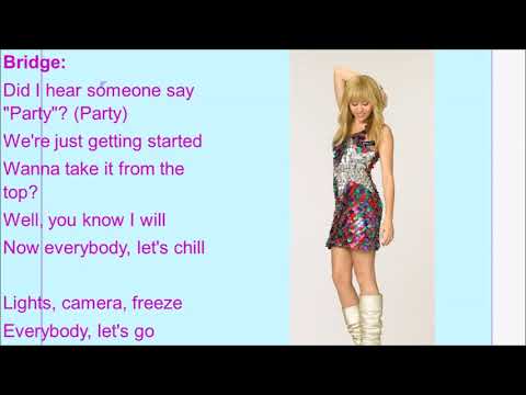 Ice Cream Freeze (Let’s Chill) Hannah Montana Lyrics