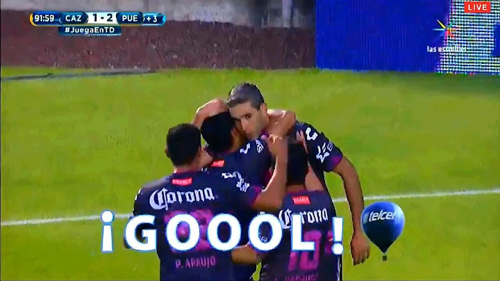 Cruz Azul vs Puebla 1-2, Jornada 14, Liga MX 2016, goles