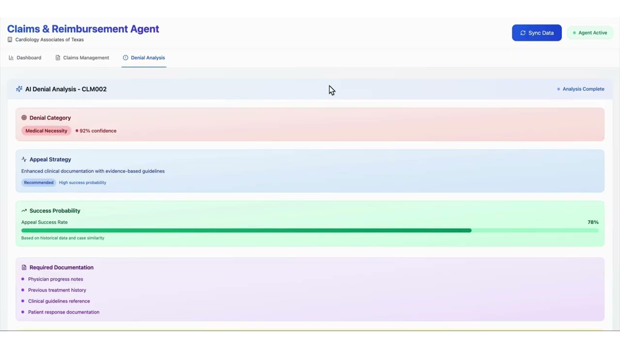 AI-Powered Claims & Reimbursement Agent | Automating Healthcare Workflows | RagaAI