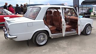 Vaz 2101 Lada Shiguli Tuning - 50-Th Anniversary Edition Gb Design - Auto Show Historical Park