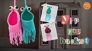 Crochet YIP YIP Alien Hanging Basket | Fun & Easy Crochet Car Hanger (Beginner friendly) by Hopeful Turns 2,758 views 3 weeks ago 35 minutes