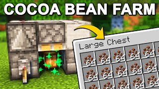 The BEST Cocoa Bean Farm in Minecraft 1.20.6 (Tutorial)