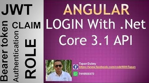 21.angular jwt authentication .net core [Part 3]