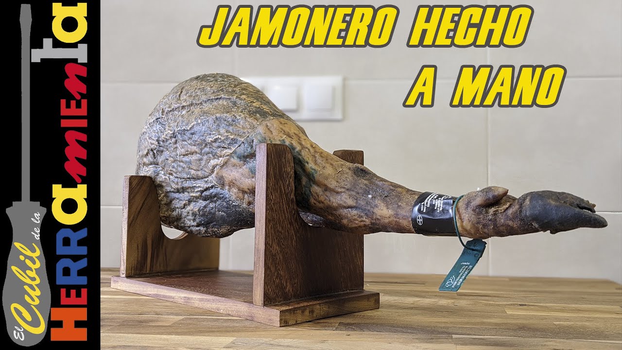 Como hacer un jamonero de madera