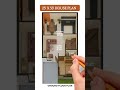25' x 53' Modern House Plan | 1 Bedroom | Perfect Small Family Home Design 🏡 #shorts