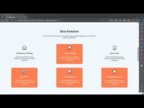 Task 1 || Landing Page || CodeAlpha #coding #fullstack #codealpha
