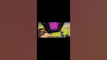 Can flaming arrows activate a nether portal ? #shorts #youtubeshorts