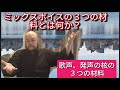 ミックスボイスの３つの材料とは何か？〜歌声、発声の核の３つの材料〜　＃ボイトレ　＃ボイストレーニング　＃ミックスボイス