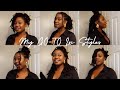 Easy Loc Styles for Medium/Long Locs | Loc Styles for Date Night