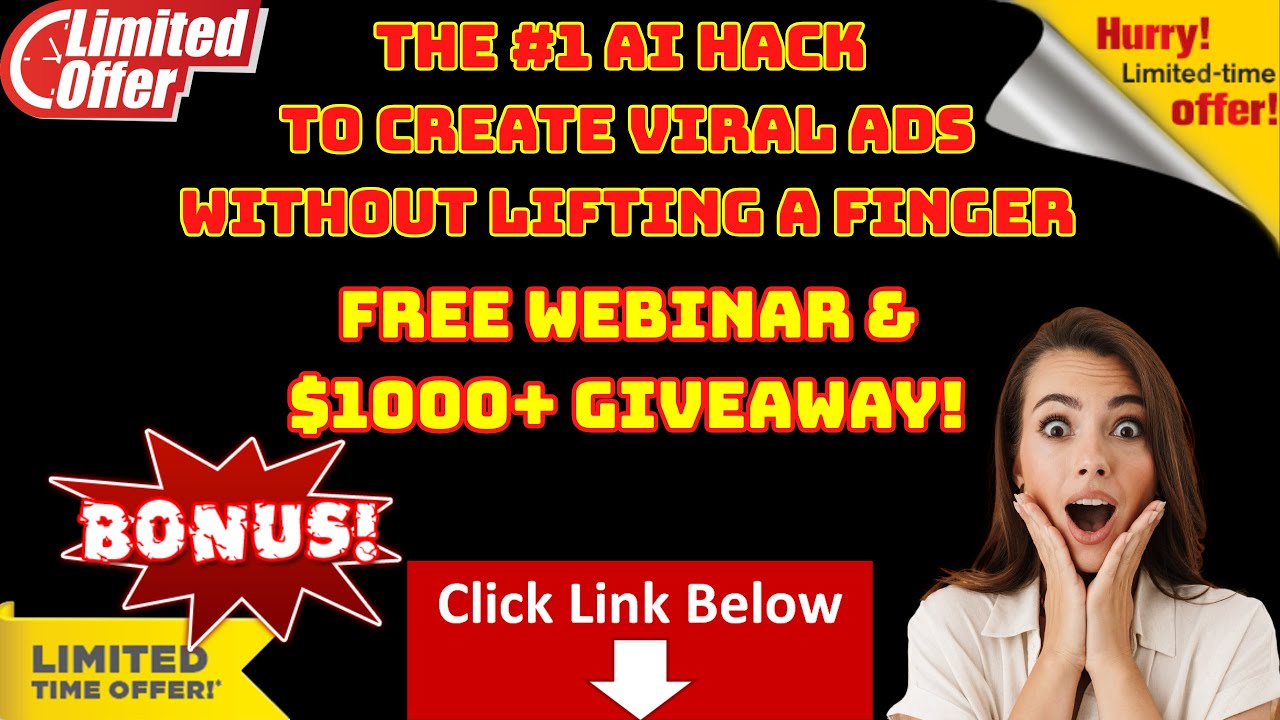 Advertmate by Luke Maguire 🔥 The #1 AI Hack to Create Viral Ads (Free Webinar & $1000+ Giveaway)