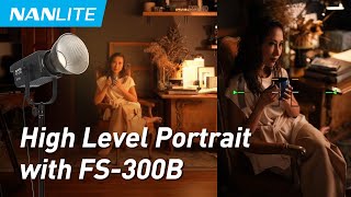 Nanlite FS 300B LED Bi color Spot Light Portrait Tutorial with Jiggie Alejandrino