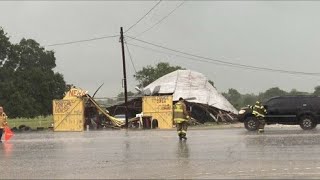 Severe storms cause damages in Moore and Poteet