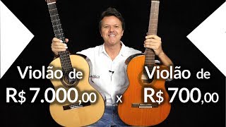 Video thumbnail of "Violão de R$ 7.000,00  x  Violão de R$ 700,00 🔥🔥🔥"