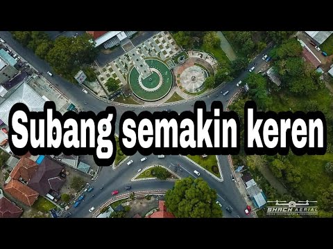 Kota Subang 2020/kabupaten Subang 2020 (Drone View) perbandingan infrastruktur dan skyline