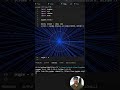 🔥 Cyan Chaos + Purple Spin | Python Animation#python #shorts