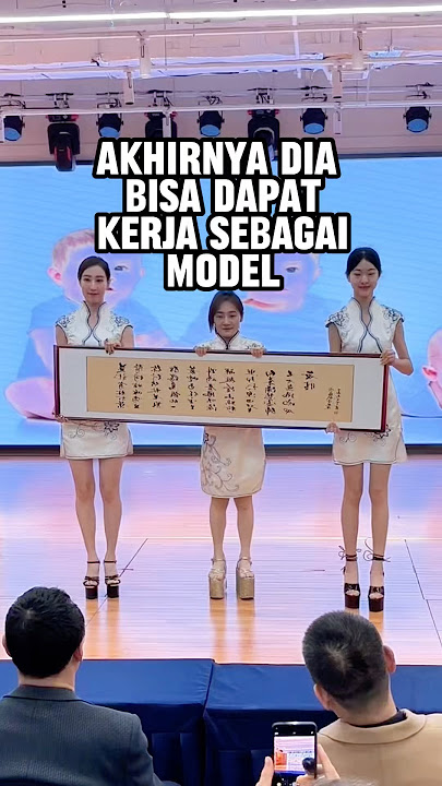 Pertama kali bekerja sebagai model tidak berjalan mulus