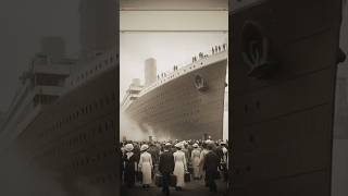 Crowds cheered as the “unsinkable” ship touched the water for the first time.#TitanicLaunch #History