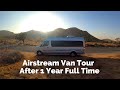 VAN TOUR after 1 year of Full Time RV Living | Airstream Interstate Sprinter Van | Class B RV Tour