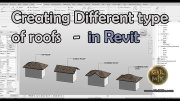 How to create different types of roofs in Revit