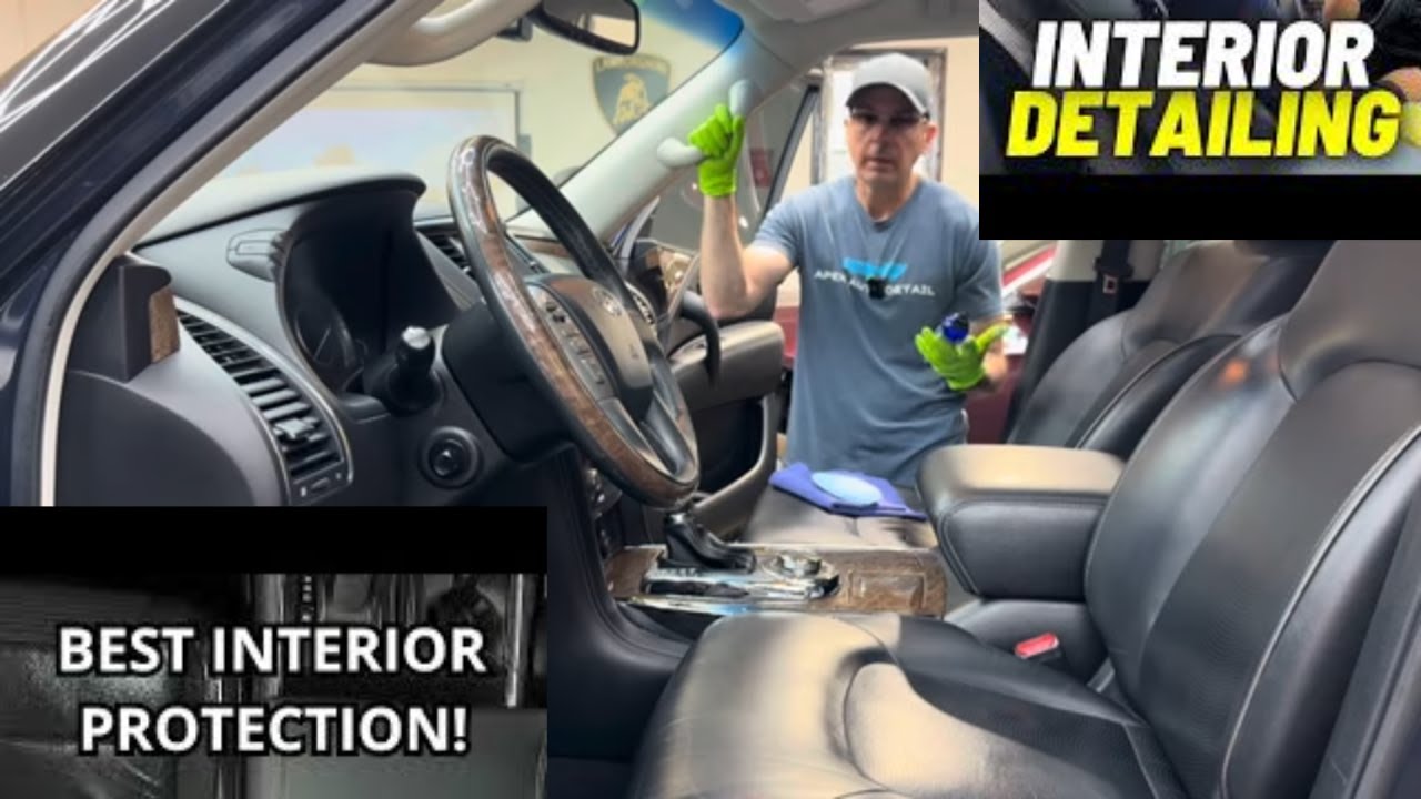 Top To Bottom Car Interior Cleaning And Much Needed Protection! - YouTube