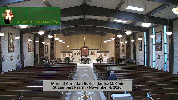 Nov. 4, 2020 - Mass of Christian Burial - Janice M. Cink