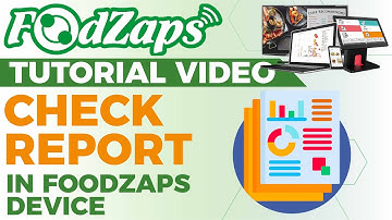 Check Report in FoodZaps Device【FoodZaps Tutorial Video】Tai Yong Seng Sabah Dealer
