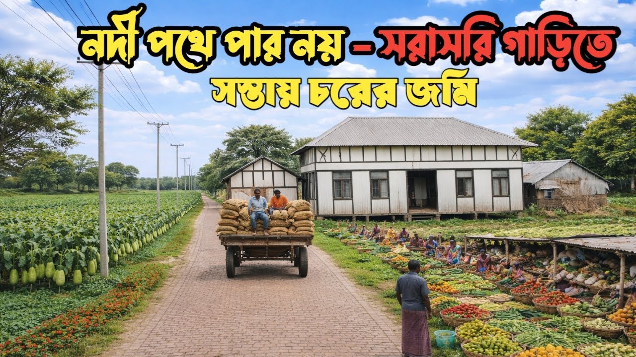 পানির দামে সড়ক পথে জমি খুঁজছেন মানিকগঞ্জ হরিরামপুরচর যেখানে স্বপ্নকে বাস্তব করতে পারবেন villageland