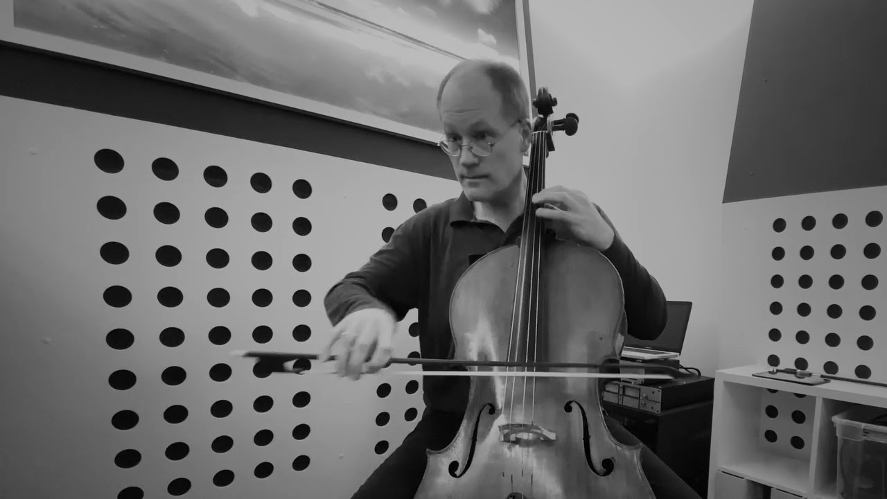 Musikinstrument Violoncello oder Cello klassische Musik Stock