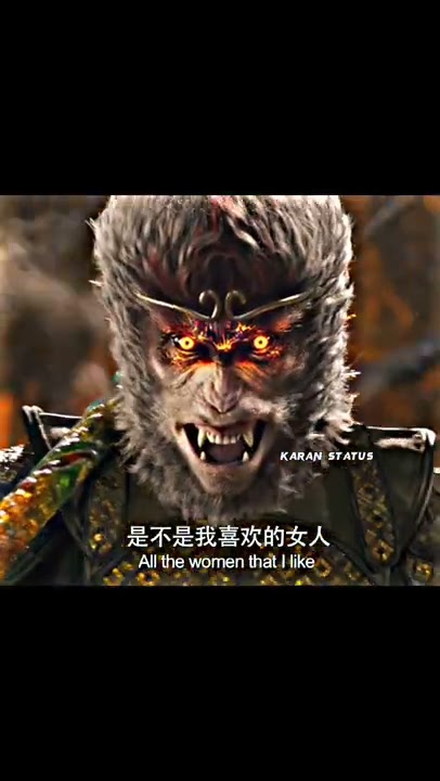 Monkey king Awesome attitude status #shorts