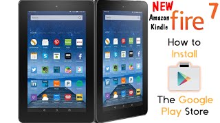 NEW Amazon Kindle Fire 7 Tablet  How to Get Google Play Store (Beginner Walkthrough)