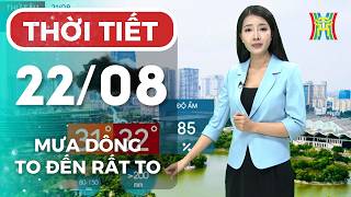 Weather Forecast for Tonight and Tomorrow, August 22nd | Wide-scale Thunderstorms and Heavy to Ve...