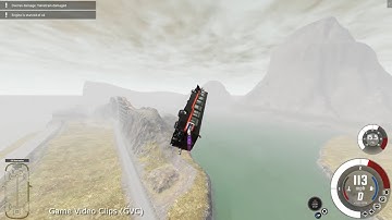 Bus WentWard DT40 Ram vs Crash Hard Map, Beamng Drive Bus Crash, High Speed Jumping | GVC