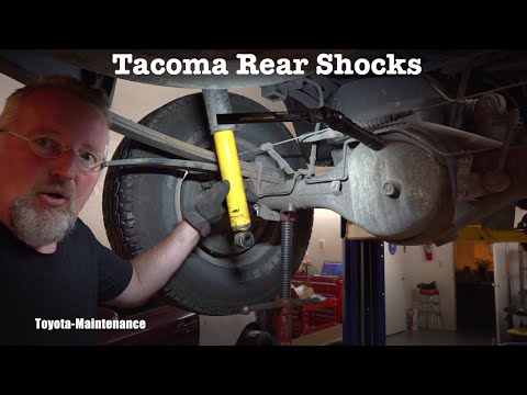 How to replace rear shocks on Toyota Tacoma