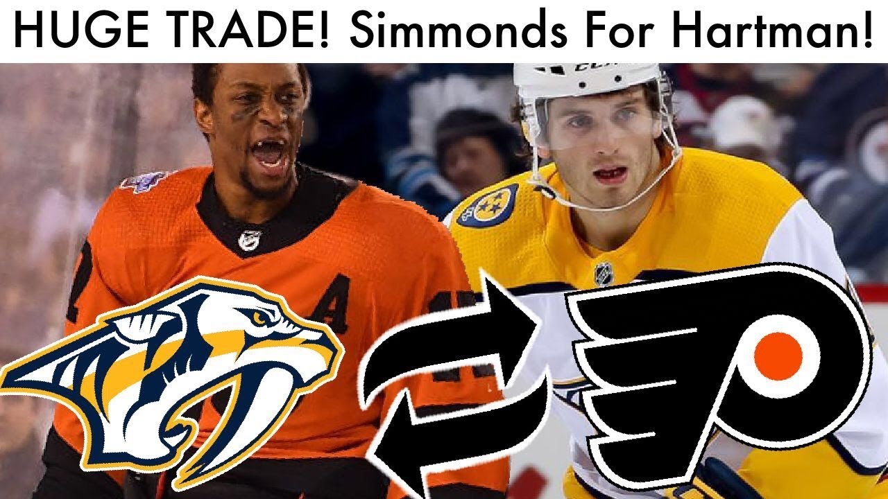 Flyers trade Wayne Simmonds to Predators before deadline