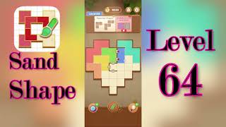 Sand Shape Level 64 Walkthrough 🔶 | Geometric Logic Puzzle Solution | MiniBoss