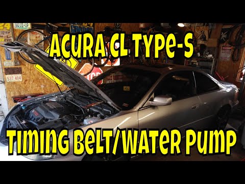 2003-acura-cl-type-s-v6-3.2-timing-belt-and-water-pump-replacement