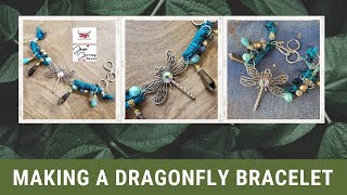 Making a Dragonfly Bracelet with Jesse James Bead Components and Thunderhorse Descendant