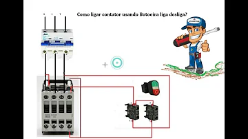Como ligar botoeira em série?