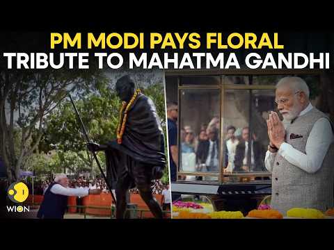 RAJGHAT LIVE: PM Modi Pays Tribute To Mahatma Gandhi On Gandhi Jayanti | WION