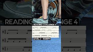 Drum Sight Read Challenge 4 - Feet Double Bass