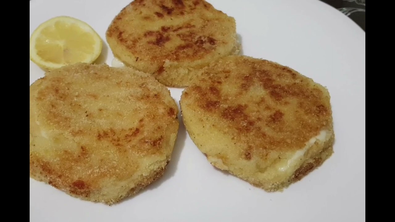Cordon bleu vegetariani con ceci, patate e cuore di mozzarella