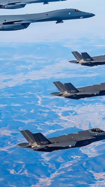 B-1B Lancer and F-35 Lightning II: Ultimate Power in the Sky