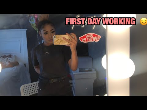 FIRST DAY WORKING AT MCDONALDS GRWM😔 - YouTube