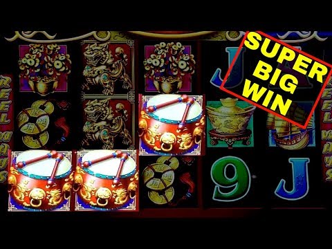 Dancing Drums Slot Machine SUPER BIG WIN | Awesome MYSTERY PICK | Live Slot Play & HUGE WIN
